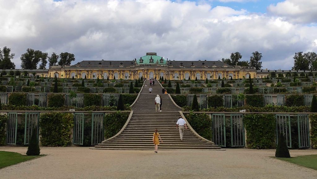 Das Schloss Sanssouci im gleichnamigen Park
