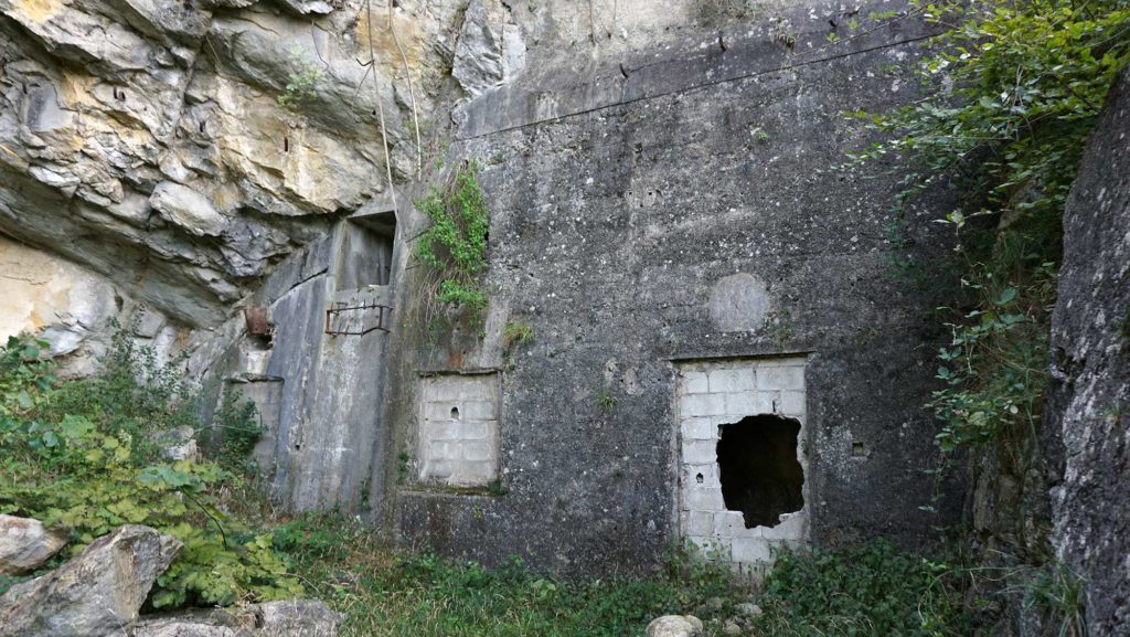 Nordbatterie (Stützpunkt Campedell und Forte Sant' Alessandro o Campedell) Gardasee Riva del Garda