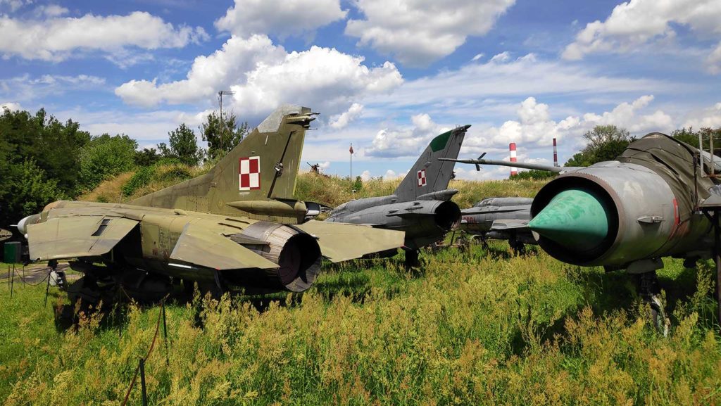 Die Flugzeuge stammen vorwiegend aus sowjetischer Produktion.