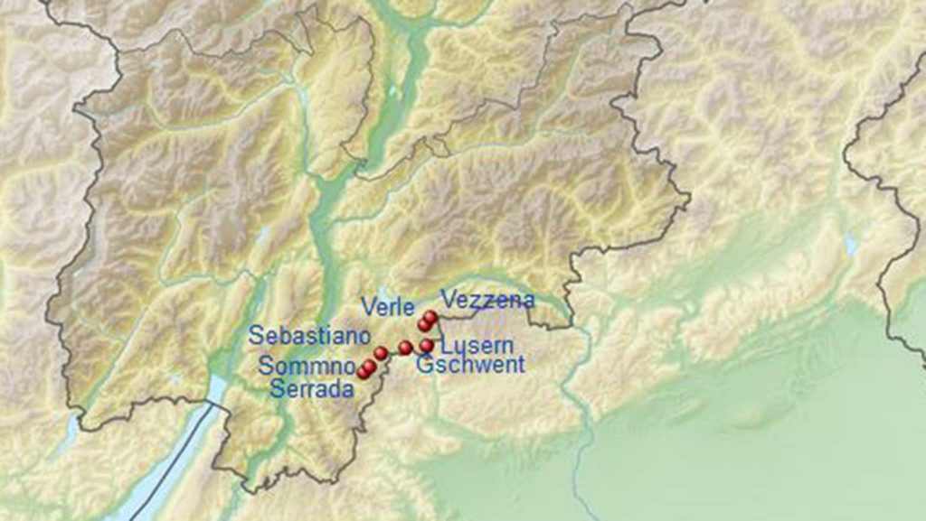 Die sieben Werke liegen östlich des Gardasees.